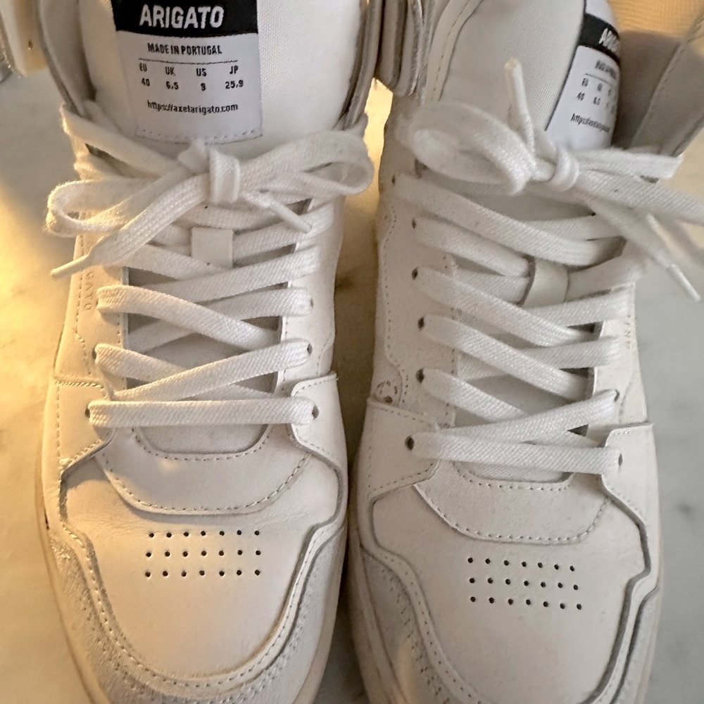 Axel Arigato Dice White Hi Sneakers
